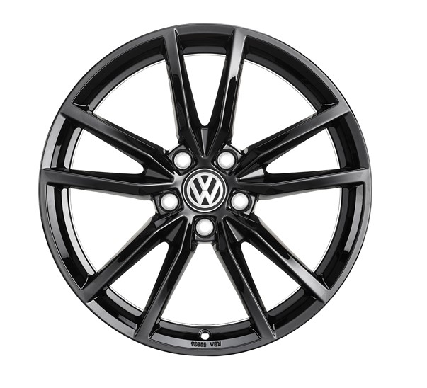 18" Pretoria alloy wheel Set, Black Machine Gloss