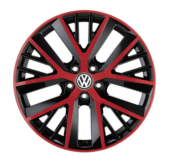 19" Twin-spoke alloy wheel Set, Red Edition