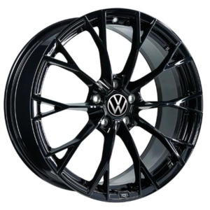 19" "Warmenau" Alloy Wheel Set, High-Gloss Black - 5H0 071 499 A AX1