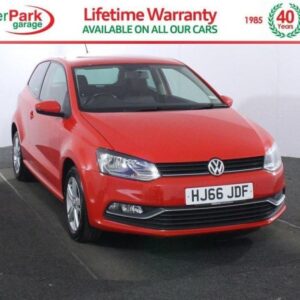 2016 Volkswagen Polo 1.0 BlueMotion Tech Match Hatchback 3dr Petrol Manual Euro