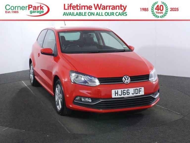 2016 Volkswagen Polo 1.0 BlueMotion Tech Match Hatchback 3dr Petrol Manual Euro