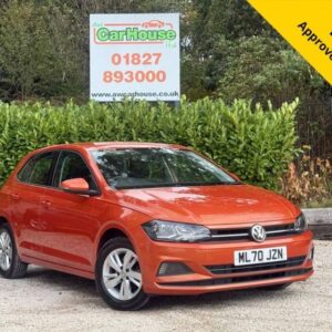 2020 70 VOLKSWAGEN POLO 1.0 EVO SE HATCHBACK 5DR PETROL MANUAL EURO 6 (S/S)