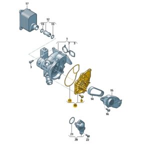2.0TFSI Water Pump - 06L 121 012 L