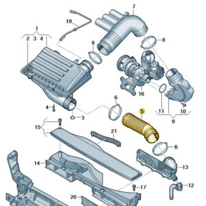 Air Guide - 5Q0 129 618 R