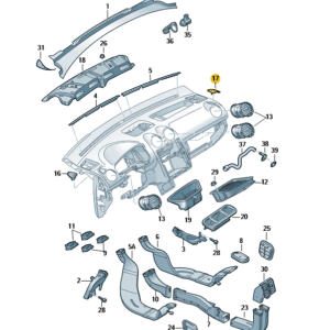 Air Vent for Dash - 2K0 819 706 71N