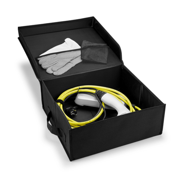Foldable box for electric charging cables (With gloves and cleaning cloth) - 000 054 410 A