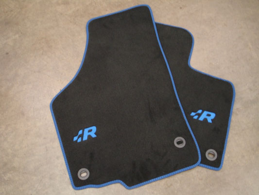 Golf R32 Carpet Mat Set - Blue