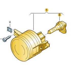 N/S Front Fog Light - 1K0941699C