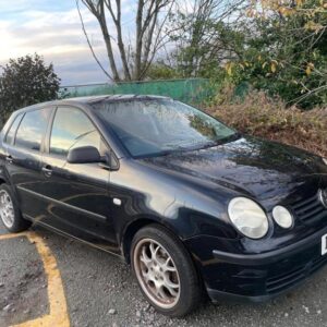 VW POLO 1.2 TWIST 04 REG BLACK 5 DOOR MOT AUGUST 26TH 2026 SERVICE HISTORY 45+MPG