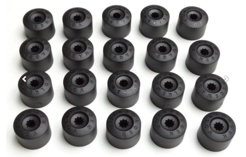 Wheel Bolt Caps (x16) - 1K0 601 173 9B9
