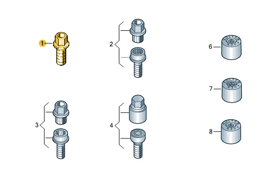Wheel Bolt - WHT 001 812